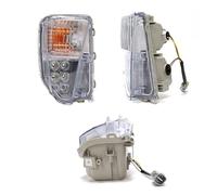 Pizgear for Toyota, Prius ZVW30 2012 2013-2015 Fendinebbia LED Luce di Marcia Diurna DRL Paraurti Faro di Guida Indicatore di direzione 81521-47040 Fendinebbia Gruppo fendinebbia per Auto