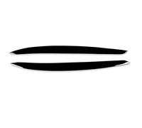 Pizgear For VW, for Golf 7 MK7 2013-2018 Accessori Nero lucido Auto Faro anteriore Sopracciglia Palpebra Coperchi Adesivo Coperchio della lampada Trim Adesivo per fari oscurati