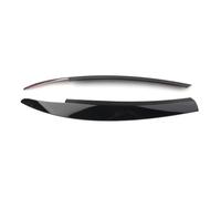 Pizgear For VW, for Scirocco, 2009-2017 Lampada frontale for auto Faro Sopracciglio Palpebra Copertura Trim Lucido Nero ABS Decorazione Striscia Sinistra Destra Adesivo per fari oscurati