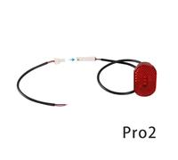 Pizgear for Xiaomi, PRO 2 Scooter Elettrico Rinforzo Staffa parafango Posteriore in Acciaio Inossidabile Supporto Fanale Posteriore Parti del parafango Posteriore Parafango per Skateboard(Style 3)