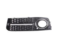 Pizgear Griglia fendinebbia Copertura telaio Paraurti anteriore Lampada Griglia cellulare Modanatura cromata, for, A4 B8 2009-2011 Accessori auto Griglia fendinebbia anteriore(Black Fog lamp cover L)