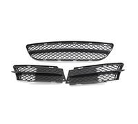 Pizgear Griglie inferiori del paraurti anteriore Copertura del cofano fendinebbia, for, Serie 3 E90 Berlina 2005 2006 2007 2008 Pre-restyling Griglia fendinebbia anteriore(Black 1 Set)