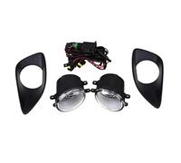 Pizgear H11 12V 55W Fendinebbia Fendinebbia Montaggio Coche Anteriore Inferiore Griglie di Copertura, for Toyota, Belta 2006-2012.06 Coperture for auto Griglia fendinebbia anteriore(Black With Wire)