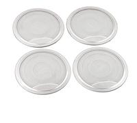 Pizgear In acciaio inox pannello porta altoparlante copertura cornice adesivo modanatura accessori, for BMW, X3 G01 X4 G02 2018-2021 Rivestimento per altoparlanti auto(Silver With Logo C)