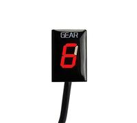 Pizgear Indicatore di marcia del motociclo Display della velocità, for CB500X CB500F CB 500X 500F 2013 2014 2015 2016 2017 2018 Indicatore di marcia per moto(BLACK Red)