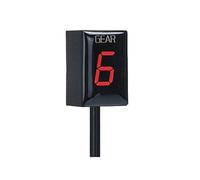 Pizgear Indicatore di marcia for accessori moto, for VN900 VN 900 2006 2007-2010 LIGHT 1-6 Indicatore di velocità con display a marcia Indicatore di marcia per moto(BLACK Red)