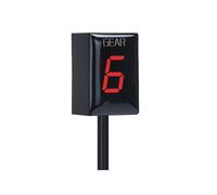 Pizgear Indicatore di marcia, for Supersport 937 937S 2017 2018 2019 Accessori moto Indicatore di velocità digitale a 1-6 livelli Indicatore di marcia per moto(BLACK Red)