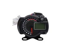 Pizgear Indicatore di tachimetro digitale LCD for motocicletta, 15000 giri/min, contachilometri impermeabile, contachilometri, 7 colori, cruscotto universale Tachimetro per motocicletta(With bracket)