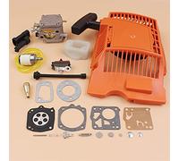 Pizgear Kit di riparazione carburatore carburatore for motosega, for Husqvarna, 61 268 272 XP 272XP 5036155-7 501806602 5034451-01 5015199-01 Avviamento a strappo per motosega