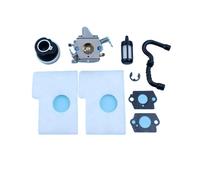 Pizgear Kit filtro aria linea carburante aspirazione carburatore, for STIHL, 017 018 MS170 MS180 MS 170 180 Guarnizioni for motoseghe Guarnizione del carburatore