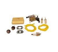 Pizgear Kit filtro linea carburante aria carburatore, for Husqvarna, 445 450 445E, JONSERED, CS2245S 506450401, Zama, C1M-EL37B CARB Parti motosega Filtro aria per motore tosaerba