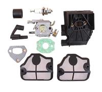 Pizgear Kit guarnizione aspirazione filtro aria adattatore carburatore, for Husqvarna, 142 136 141 137 36 41 Pezzi di ricambio for motosega Guarnizione del carburatore