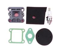 Pizgear Kit guarnizioni candela aspirazione isolante carburatore in schiuma filtro aria, for motore Robin, decespugliatore a 2 tempi NB411 Guarnizione del carburatore