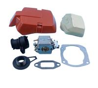 Pizgear Kit guarnizioni ingranaggio di aspirazione coperchio filtro aria carburatore, for Husqvarna, motosega 365 372 361 362, for Walbro, Carb HD-12 HD-6 Guarnizione del carburatore
