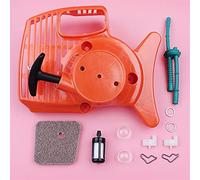 Pizgear Kit nottolino Linea Filtro Aria Carburante avviamento a Strappo Trimmer Sostituisci Pezzo di Ricambio, for STIHL, FS38 FS45 FS46 FS55 FC55 HL45 KM55 Avviamento a Strappo per Tosaerba