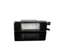 Pizgear Luce targa LED bianca senza errori 2 pezzi, for NISSAN, for X-TRAIL, T30 T31, for Qashqai, J10 J11 Primera P12 Pathfinder R51 Juke F15 Luci interne del bagagliaio