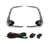 Pizgear Luci di marcia diurna a LED, for Toyota, for Corolla, Berlina 2019 2020 2021 Paraurti anteriore Fendinebbia Segnale di svolta con relè fili Fendinebbia Gruppo fendinebbia per auto(Black A SET)