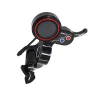 Pizgear Misuratore a 6 pin del cruscotto dell'acceleratore per scooter elettrico pannello dello schermo di visualizzazione dello scooter elettrico, scooter das(Old Style with Key)