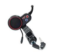 Pizgear Misuratore a 6 pin del cruscotto dell'acceleratore per scooter elettrico pannello dello schermo di visualizzazione dello scooter elettrico, scooter das(Dual Drive)