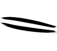 Pizgear Palpebra faro anteriore, per Vw, per Golf 7, per Mk7 2013 2014 2015 2016 2017 2018 2 pezzi Gloss Black Car Sopracciglio Palpebre Coperchi Rifinitura delle sopracciglia del faro