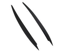 Pizgear Palpebra faro, for VW, for Golf 7 MK7 VII GTI GTD R 2013-2018 Copertura for sopracciglia Trim Adesivo accattivante Accessori auto Adesivo per fari oscurati(Schwarz)