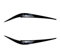 Pizgear Palpebre Coperchio Adesivo Trim Body Kit Accessori for auto Faro anteriore Sopracciglia, for BMW X4 X3 G01 G02 2018 2019 2020 2021 S Copri-sopracciglia per fari(Glossy Black)