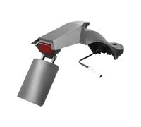 Pizgear Parafango parafango posteriore aggiornato modificato, for Xiaomi, scooter elettrico M365 1s Pro 2 con licenza regolabile Supporto for fanale posteriore grande Parafango per skateboard(Schwarz)