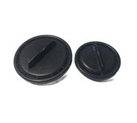 Pizgear Parapolvere for fari anteriori, for F10 F18, tappo nero, accessori for auto, sostituzione diretta in plastica, facile installazione Copertura del faro(1 Pcs Big)