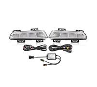 Pizgear Paraurti Anteriore Auto fendinebbia Sinistro + Destro luci diurne a LED, for Smart, W451 2013-2015 fendinebbia Gruppo fendinebbia per Auto