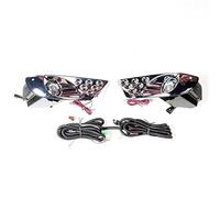 Pizgear Paraurti Anteriore Auto LED DRL Luce di Marcia Diurna fendinebbia Lampada con Cablaggio, for Toyota, Prado 120 Serie 2700 4000 LC120 2002-2009 fendinebbia Gruppo fendinebbia per Auto