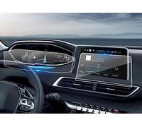 Pizgear Pellicola protettiva in vetro temperato for schermo di navigazione for auto e display LCD, for 3008 GT/5008 GT 8 pollici + 12,3 2018 Pellicola protettiva per schermo di navigazione
