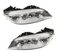 Pizgear Per Mazda 6, per Gg, per Atenza, per il periodo 2002-2015 Faro per dell'auto Auto Sinistra Destra Anteriore Luce di guida Proiettore Lampade Indicatori di direzione Indicatore di (White)