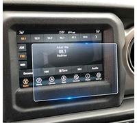 Pizgear Proteggi schermo in vetro temperato for display di navigazione for auto, for Wrangler JL Uconnect 2018 2019 Adesivo protezione interni Pellicola protettiva per schermo di navigazione(7inch)