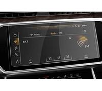 Pizgear Proteggi schermo su e giù for display radio multimediale for auto, for A6 A7 2019 2020 Adesivo protettivo for interni 2 pezzi Pellicola protettiva per schermo di navigazione