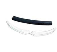 Pizgear Protezione 3PCS Auto Paraurti Anteriore Lip Spoiler Splitter Diffusore Staccabile Body Kit, for Hyundai, for Elantra, 2016 2017 2018 2019 Spoiler Spoiler anteriore(BLACK Black white)