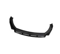 Pizgear Protezione 3PCS In Fibra di Carbonio/Nero/Rosso Auto Paraurti Anteriore Splitter Labbro Stile Sportivo Diffusore Spoiler, for Peugeot, Spoiler Spoiler anteriore(BLACK OneColor)