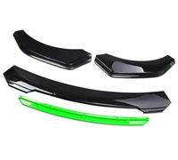Pizgear Protezione Auto Paraurti Anteriore Labbro Body Kit Spoiler Striscia Decorativa Paraurti Canard Lip Splitter Parti Esterne, for Subaru, Spoiler Spoiler anteriore(BLACK Bright Black Green)