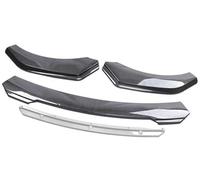 Pizgear Protezione Auto Paraurti Anteriore Labbro Body Kit Spoiler Striscia Decorativa Paraurti Canard Lip Splitter Parti Esterne, for Subaru, Spoiler Spoiler anteriore(BLACK Carbon White)