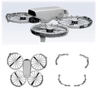 Pizgear Protezione elica, for DJI, ribaltabile, protezione eliche in TPU, anello paraurti protettivo, copertura protettiva anticollisione for paraurti elica (nero) Protezione elica per droni(Schwarz)