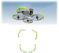 Pizgear Protezione elica, for DJI, ribaltabile, protezione eliche in TPU, anello paraurti protettivo, copertura protettiva anticollisione for paraurti elica (nero) Protezione elica per droni(Green)
