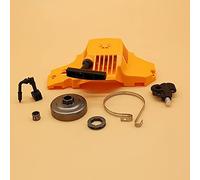 Pizgear Recoil Rewind Pull Starter Frizione Tamburo Pignone Cerchio Pompa olio Freno a fascia Cuscinetto Parti motosega a gas, for Partner, 350 351 Avviamento a strappo per motosega