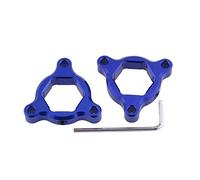 Pizgear Regolatori precarico forcella ammortizzata in alluminio CNC da 22 mm, RSV Mille 1999-2002, Dorsoduro 2008-2010 Regolatore di precarico forcella per moto(Blue)