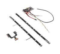 Pizgear Scooter, for Xiaomi, M365/Pro Parafango Riflettente Proteggi Shell Luce Freno Posteriore Fanale Posteriore BMS Circuito Controller Accessorio Parafango per Skateboard(Dark Grey)
