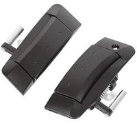 Pizgear Set di coperture per maniglie esterne per Maniglia per porta esterna auto, per Nissan, per 350Z 2003-2009 80607-CD41D 80606-CD01E Sinistra Destra esterno passeggero Abs(Black Right)