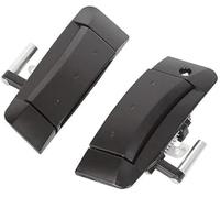 Pizgear Set di coperture per maniglie esterne per Maniglia per porta esterna auto, per Nissan, per 350Z 2003-2009 80607-CD41D 80606-CD01E Sinistra Destra esterno passeggero Abs(Black Left Right)