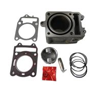 Pizgear Set pistone cilindro da 57,4 mm, for ciclomotore scooter 150cc con raffreddamento ad acqua, for Elite Deluxe CH150 157MJ JF02 Spacy 125 150 Striker Pistone del cilindro della motosega