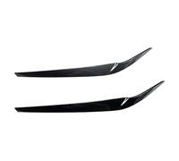 Pizgear Sopracciglia for fari anteriori, palpebre 2017-2021, 2 pezzi, for Serie 5 G30 G31 Adesivo per fari(Schwarz)