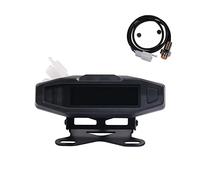 Pizgear Strumento tachimetro moto Contachilometri contagiri Cruscotto Indicatore olio LCD Digitale Cruscotto Indicatore Russo KR200 KR 200 Tachimetro per motocicletta(D)