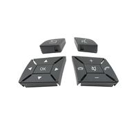Pizgear W166 W463 Interni Nero Volante Pulsante Copertura Interruttore di comando Trim, for ML GL Classe G GL550 GL350 ML350 Interruttore di regolazione del sedile dell'auto(Gray Model A)