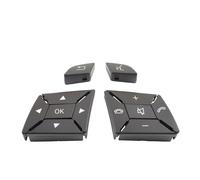 Pizgear W166 W463 Interni Nero Volante Pulsante Copertura Interruttore di comando Trim, for ML GL Classe G GL550 GL350 ML350 Interruttore di regolazione del sedile dell'auto(Moka Model A)